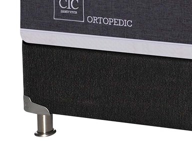 JUEGO DE DORMITORIO CIC CAMA BOX SPRING NEW ORTOPEDIC B5 BN 2 PLAZAS NEGRO + SET NEW DUBLIN CHOCOLATE - 3