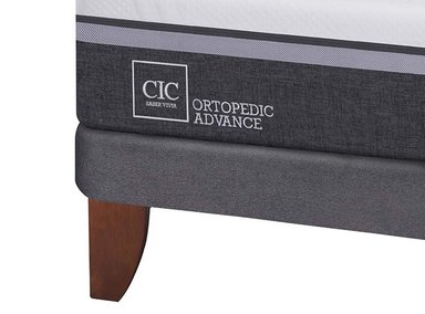 JUEGO DE DORMITORIO CIC CAMA EUROPEA ORTOPEDIC ADVANCE BN 2 PLAZAS + SET NEW GALES - 3