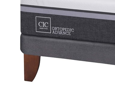 JUEGO DE DORMITORIO CIC CAMA EUROPEA ORTOPEDIC ADVANCE BN 2 PLAZAS + SET TIGRIS - 4