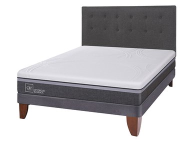 JUEGO DE DORMITORIO CIC CAMA EUROPEA ORTOPEDIC ADVANCE BN 2 PLAZAS + RESPALDO EUFRATES - 2