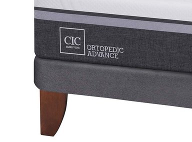 JUEGO DE DORMITORIO CIC CAMA EUROPEA ORTOPEDIC ADVANCE BN 2 PLAZAS + RESPALDO EUFRATES - 4