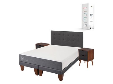 JUEGO DE DORMITORIO CIC CAMA EUROPEA SMART BD 2 PLAZAS + SET EUFRATES - 2