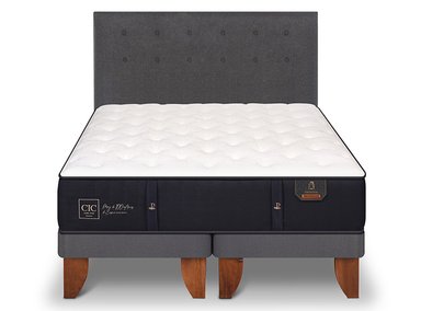 JUEGO DE DORMITORIO CIC CAMA EUROPEA PREMIUM BD 2 PLAZAS + RESPALDO EUFRATES - 1