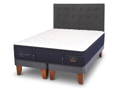 JUEGO DE DORMITORIO CIC CAMA EUROPEA SUPER PREMIUM BD 2 PLAZAS + RESPALDO EUFRATES - 2