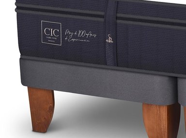 JUEGO DE DORMITORIO CIC CAMA EUROPEA SUPER PREMIUM BD 2 PLAZAS + RESPALDO EUFRATES - 4