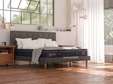 JUEGO DE DORMITORIO CIC CAMA EUROPEA SUPER PREMIUM BD 2 PLAZAS + RESPALDO EUFRATES - 9
