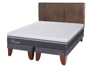 JUEGO DE DORMITORIO CIC CAMA EUROPEA ORTOPEDIC ADVANCE BD 2 PLAZAS + RESPALDO BAKER - 2