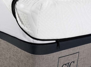 JUEGO DE DORMITORIO CIC CAMA EUROPEA BALANCE BD 2 PLAZAS + RESPALDO BAKER - 3