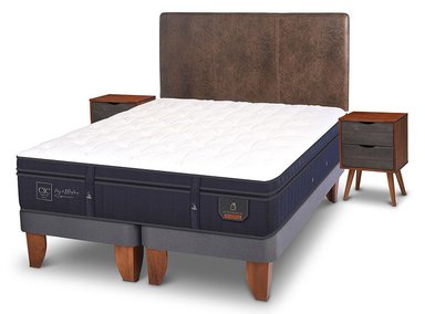 JUEGO DE DORMITORIO CIC CAMA EUROPEA SUPER PREMIUM KING + SET BAKER - 2
