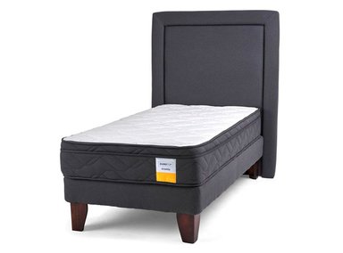 JUEGO DE DORMITORIO DRIMKIP CAMA EUROPEA PLUS 1 PLAZA + RESPALDO - 1