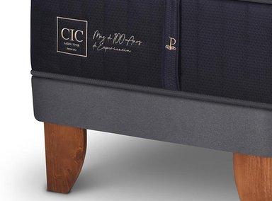 JUEGO DE DORMITORIO CIC CAMA EUROPEA PREMIUM KING + RESPALDO EUFRATES - 4