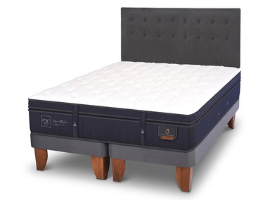 JUEGO DE DORMITORIO CIC CAMA EUROPEA SUPER PREMIUM KING + RESPALDO EUFRATES - 2