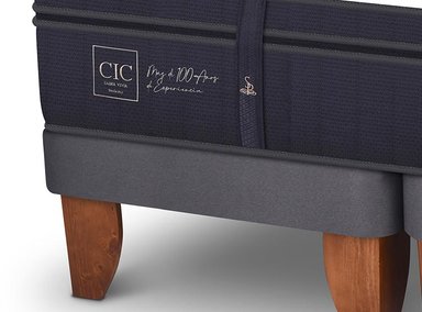 JUEGO DE DORMITORIO CIC CAMA EUROPEA SUPER PREMIUM KING + RESPALDO EUFRATES - 4