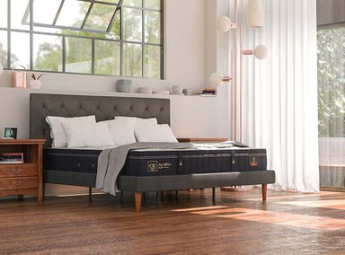 JUEGO DE DORMITORIO CIC CAMA EUROPEA SUPER PREMIUM KING + RESPALDO EUFRATES - 9