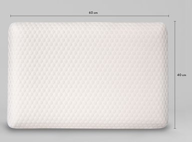 SET 2 ALMOHADAS CIC MEDIUM VISCOELASTICAS 60 X 40 CM ALGODÓN BLANCO - 2
