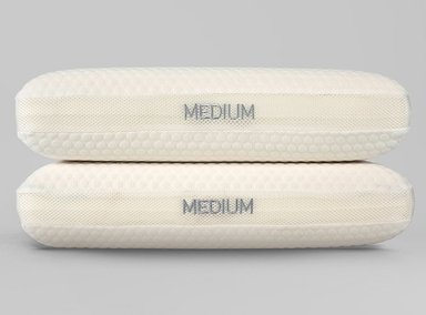 SET 2 ALMOHADAS CIC MEDIUM VISCOELASTICAS 60 X 40 CM ALGODÓN BLANCO - 4
