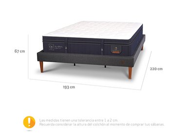 CAMA EUROPEA CIC CURVE SUPER PREMIUM KING - 3