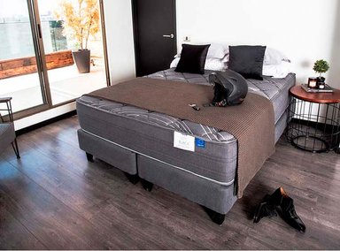 CAMA EUROPEA FLEX BLACK BOX TOP BD 2 PLAZAS GRAFITO - 7