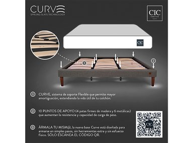 CAMA EUROPEA CIC CURVE SMART KING - 8
