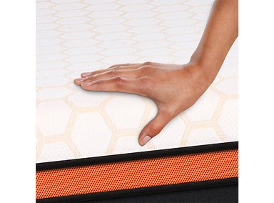 JUEGO DE DORMITORIO CIC CAMA EUROPEA BEE COMFORT BD 2 PLAZAS + SET NEW TORINO CARAMEL - 5