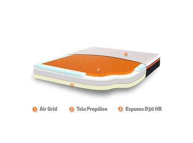 JUEGO DE DORMITORIO CIC CAMA EUROPEA BEE COMFORT BD 2 PLAZAS + SET NEW TORINO CARAMEL - 6