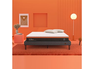 JUEGO DE DORMITORIO CIC CAMA EUROPEA BEE COMFORT BD 2 PLAZAS + SET NEW TORINO CARAMEL - 8