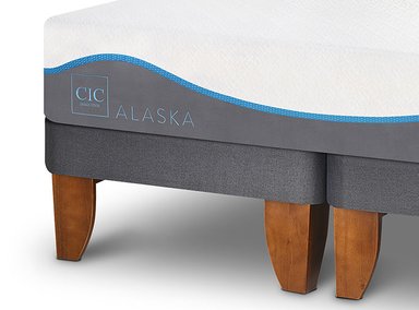 JUEGO DE DORMITORIO CIC CAMA EUROPEA ALASKA BD 2 PLAZAS + RESPALDO EUFRATES - 4