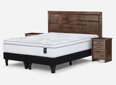 JUEGO DE DORMITORIO ROSEN CAMA EUROPEA ART 4 BD KING + SET DOLCE - 2