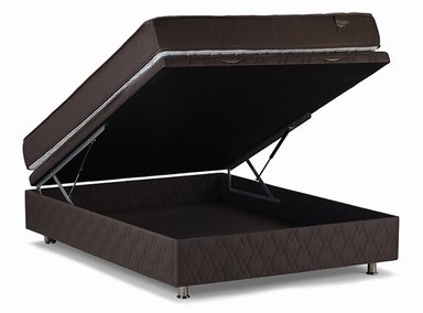JUEGO DE DORMITORIO ROSEN CAMA BOXET ERGO T 2 PLAZAS + SET TABOR GRAFITO - 3
