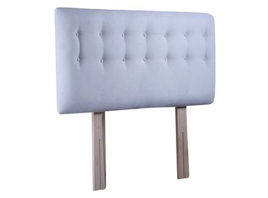 RESPALDO BODEVIR BOTONE FELPA 2 PLAZAS MADERA CRUDO - 2