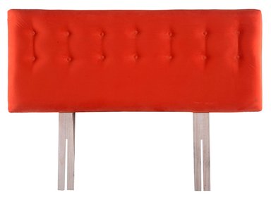 RESPALDO BODEVIR BOTONE FELPA 2 PLAZAS MADERA NARANJA - 1