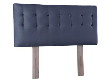 RESPALDO BODEVIR BOTONE FELPA KING MADERA GRIS - 2