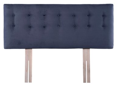 RESPALDO BODEVIR BOTONE FELPA KING MADERA GRIS - 1