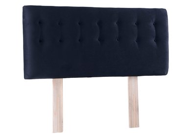 RESPALDO BODEVIR BOTONE FELPA KING MADERA NEGRO - 2