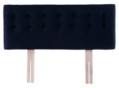 RESPALDO BODEVIR BOTONE FELPA KING MADERA NEGRO - 1