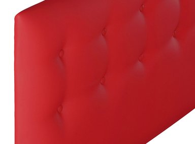 RESPALDO BODEVIR BOTONE PU 2 PLAZAS MADERA ROJO - 3