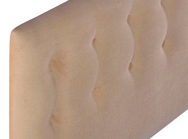 RESPALDO BODEVIR BOTONE FELPA 1.5 PLAZAS MADERA BEIGE - 2