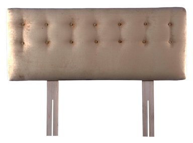 RESPALDO BODEVIR BOTONE FELPA 1.5 PLAZAS MADERA BEIGE - 1