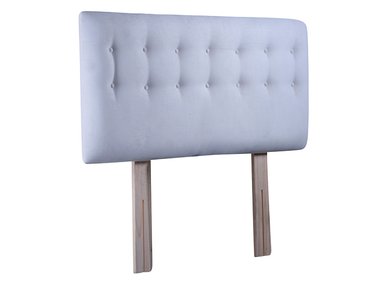 RESPALDO BODEVIR BOTONE FELPA 1.5 PLAZAS MADERA CRUDO - 2