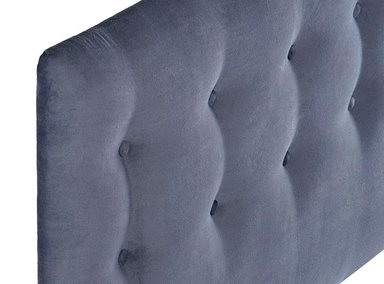 RESPALDO BODEVIR BOTONE FELPA 1.5 PLAZAS MADERA GRIS - 3