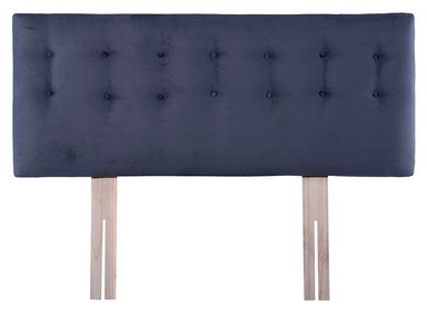 RESPALDO BODEVIR BOTONE FELPA 1.5 PLAZAS MADERA GRIS - 1