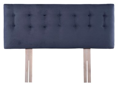 RESPALDO BODEVIR BOTONE FELPA 1.5 PLAZAS MADERA GRIS - 1