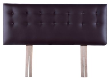 RESPALDO BODEVIR BOTONE PU 1.5 PLAZAS MADERA CHOCOLATE - 1