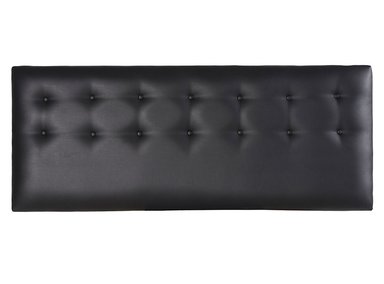RESPALDO BODEVIR BOTONE PU 1.5 PLAZAS MADERA NEGRO - 1