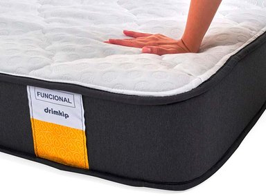 JUEGO DE DORMITORIO DRIMKIP CAMA AMERICANA FUNCIONAL PLUS 2 PLAZAS + RESPALDO + TOPPER - 3