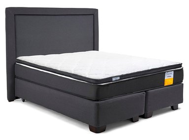 JUEGO DE DORMITORIO DRIMKIP CAMA AMERICANA FUNCIONAL KING + RESPALDO + TOPPER - 2
