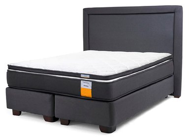 JUEGO DE DORMITORIO DRIMKIP CAMA AMERICANA FUNCIONAL KING + RESPALDO + TOPPER - 1
