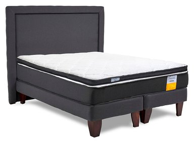 JUEGO DE DORMITORIO DRIMKIP CAMA EUROPEA FUNCIONAL SÚPER KING + RESPALDO + TOPPER - 2