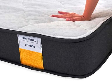 JUEGO DE DORMITORIO DRIMKIP CAMA EUROPEA FUNCIONAL SÚPER KING + RESPALDO + TOPPER - 3