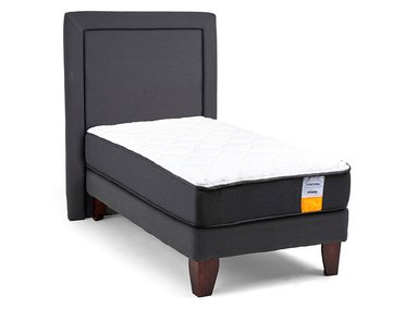 JUEGO DE DORMITORIO DRIMKIP CAMA EUROPEA FUNCIONAL 1 PLAZA + RESPALDO - 2